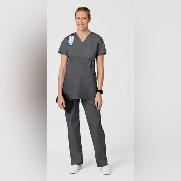 Wink Other - Wink Wonder Work Women’s Maternity Scrub Set in Pewter Size Small